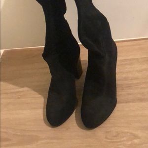 Black Sam Edelman suede boots Hardly worn Size 7.5